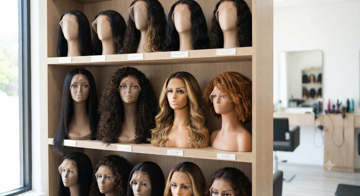 Coleção de laces & wigs